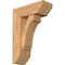 Ekena Millwork Imperial Slat Smooth Bracket w/ Offset Brace, Western Red Cedar, 7 1/2"W x 20"D x 28"H BKT0806X20X28IMP06SWR - alternate 1